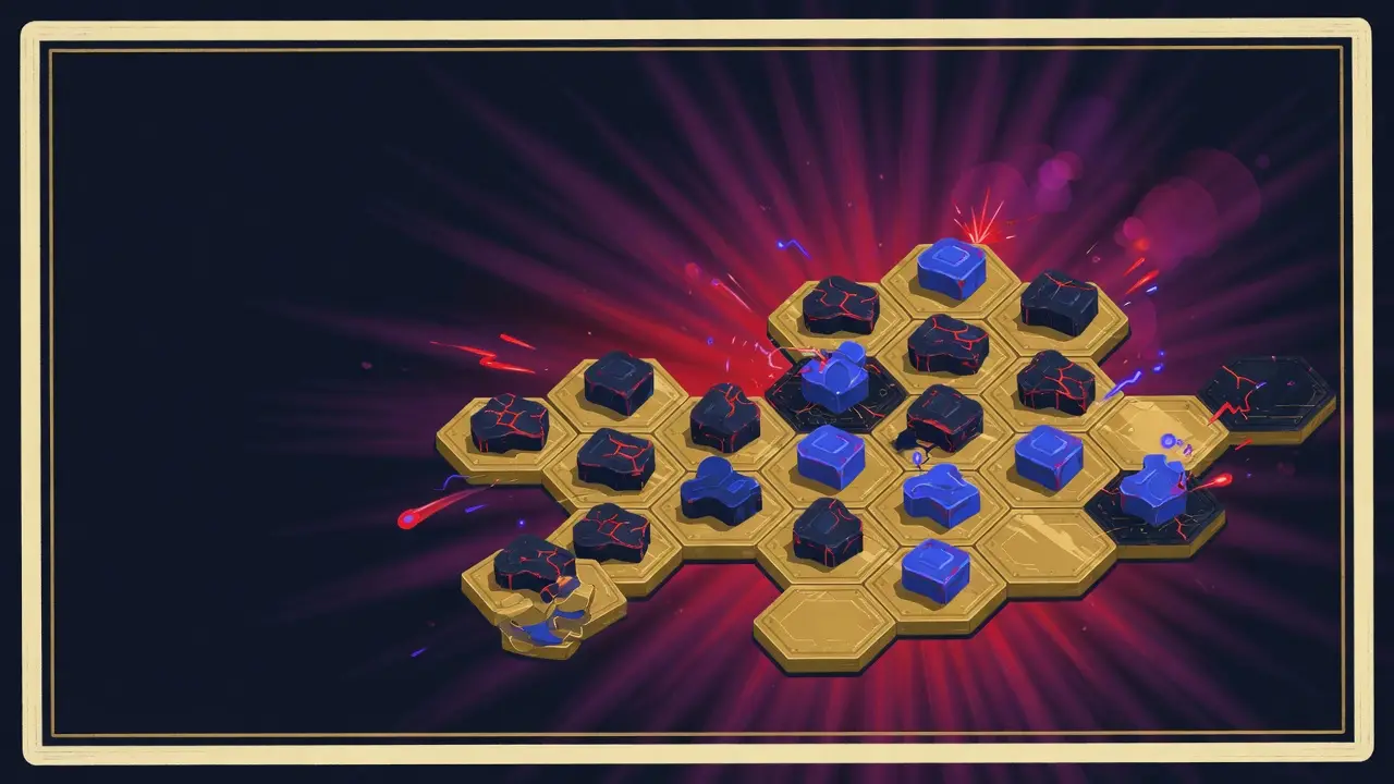 Kanto Tactics arcade board illustration