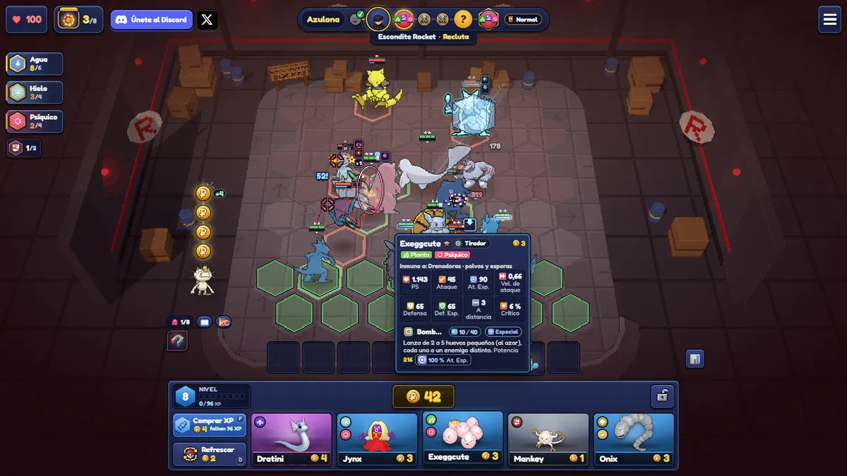 Kanto Tactics battle board from the official dev blog